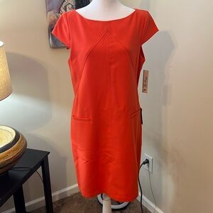 Sheath dress knee length